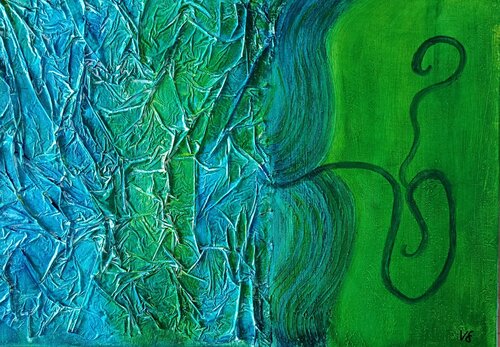 The Weight of Silence by Vera Göpfert, Painting for Sale on Select