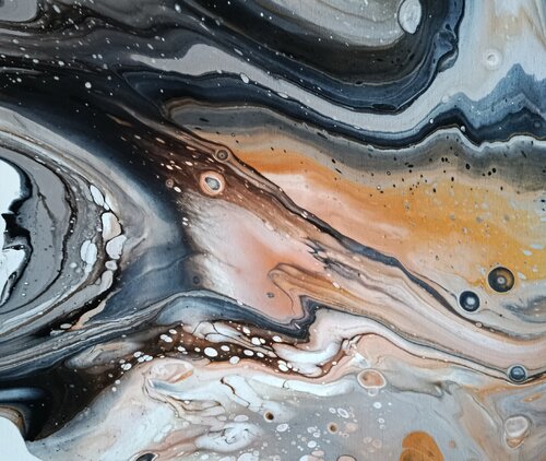 Auric Flow by Vera Göpfert, Painting for Sale on Select