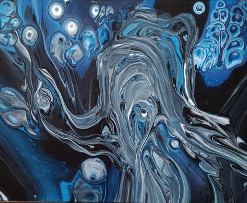 Arktischer Wirbel by Vera Göpfert, Painting for Sale on Select