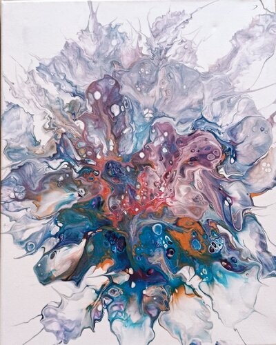 Violettes Erwachen by Vera Göpfert, Painting for Sale on Select