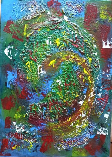 Zirkel der Elemente by Vera Göpfert, Painting for Sale on Select