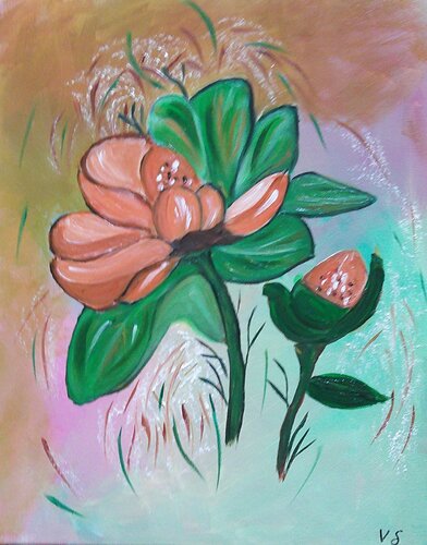 Botanischer Puls by Vera Göpfert, Painting for Sale on Select