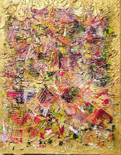 Golden Genesis by Vera Göpfert, Painting for Sale on Select