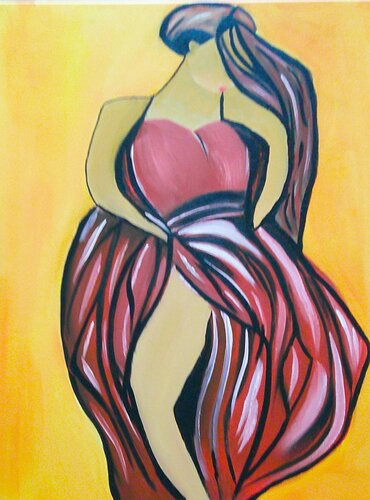 Tänzerin by Vera Göpfert, Painting for Sale on Select