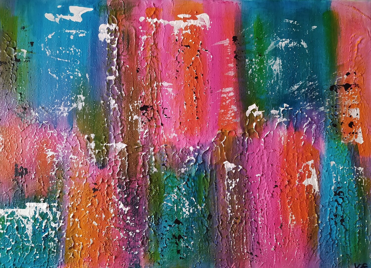 Vertikale Melodie Vera Göpfert Original painting for sale