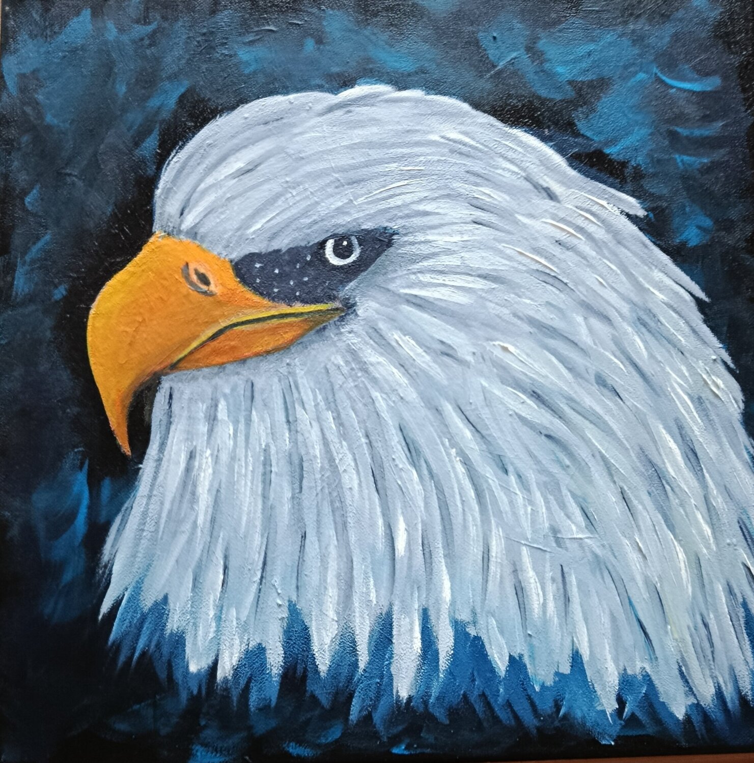 Der Wächter der Nacht Vera Göpfert Original painting for sale
