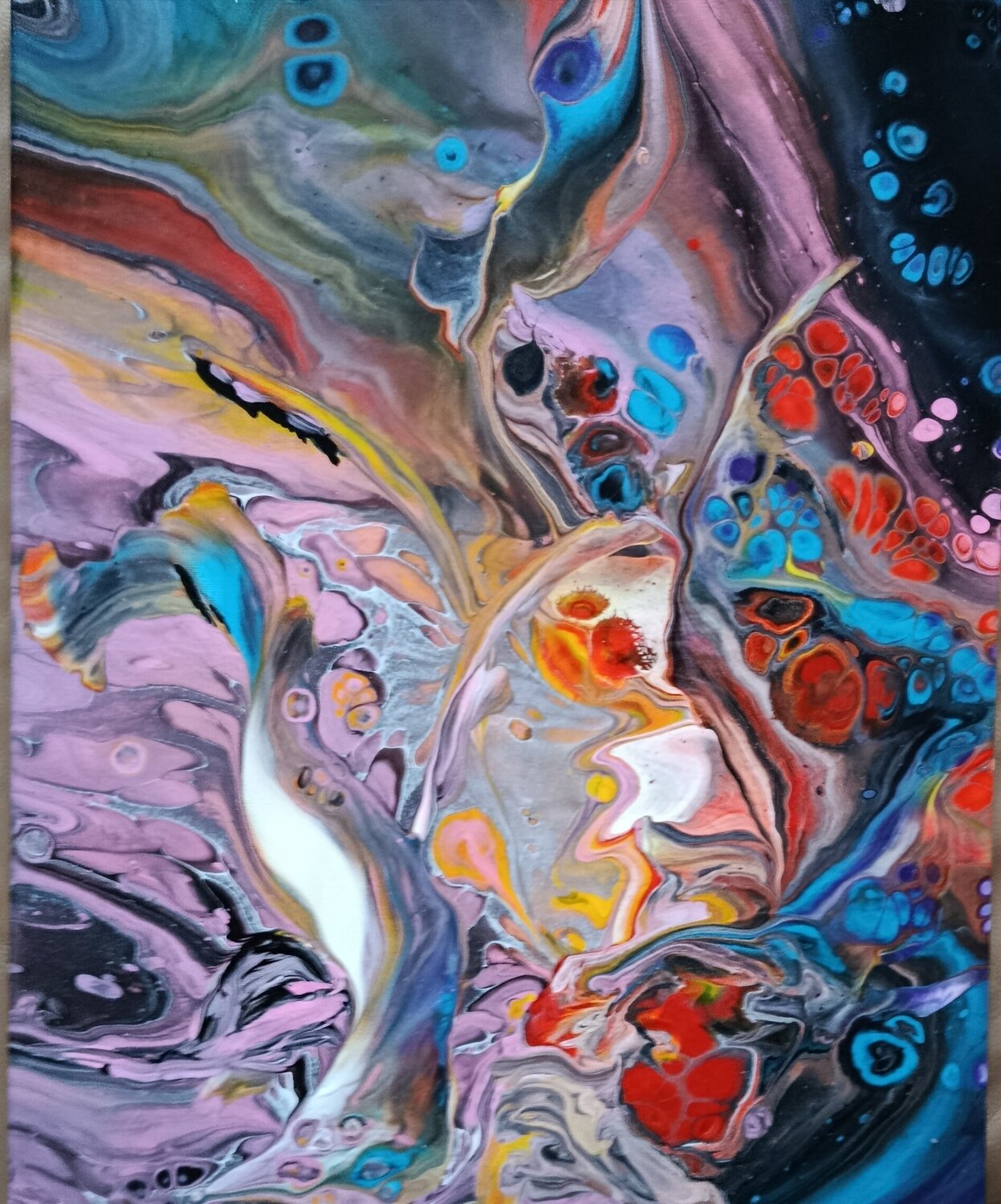 Prismatischer Wirbel 1 Vera Göpfert Original painting for sale