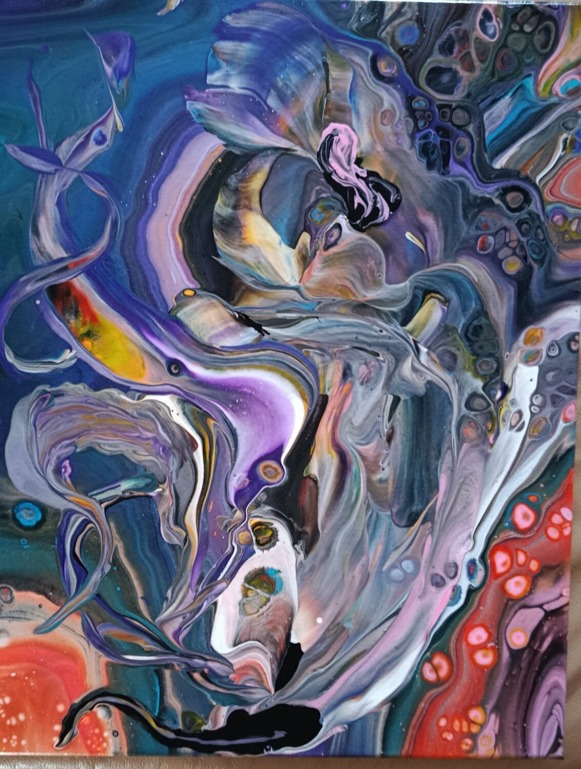 Prismatischer Wirbel 2 Vera Göpfert Original painting for sale