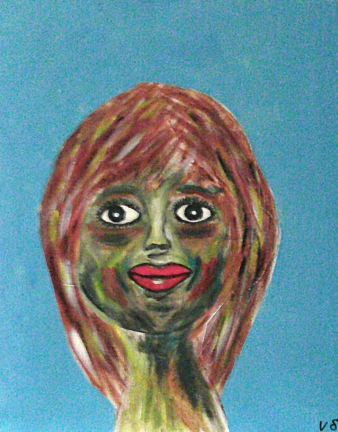 Der ungetrübte Blick Vera Göpfert Original painting for sale