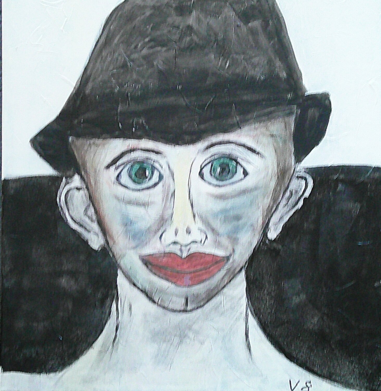 Der Beobachter Vera Göpfert Original painting for sale