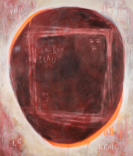 "LE VRAI, LE BON, LE BEAU" - "DAS WAHRE, DAS GUTE, DAS SCHÖNE" (Zitat: Sokrates, Philosoph) by Lars Contzen, Painting for Sale on Select