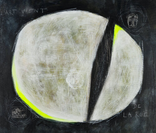 "L'ART VIENT DE LA RUE" - "DIE KUNST KOMMT VON DER STRASSE" by Lars Contzen, Painting for Sale on Select