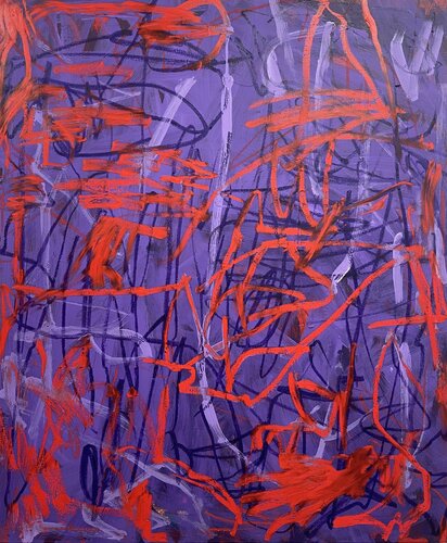 Violet by Adriana Bernet, Painting for Sale on Select
