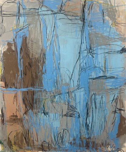 Ice blue by Adriana Bernet, Painting for Sale on Select