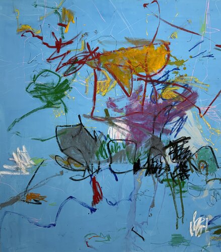 Wild Air 1 by Adriana Bernet, Painting for Sale on Select