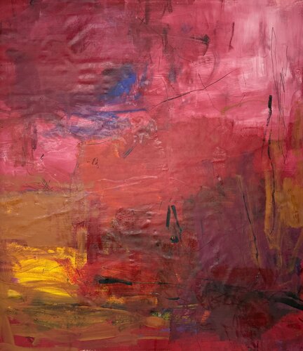 Rouge by Adriana Bernet, Painting for Sale on Select