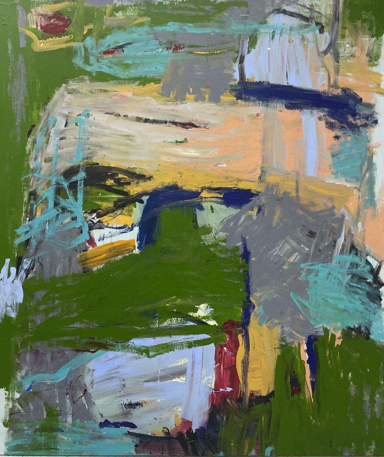 Green tea Adriana Bernet Original painting for sale