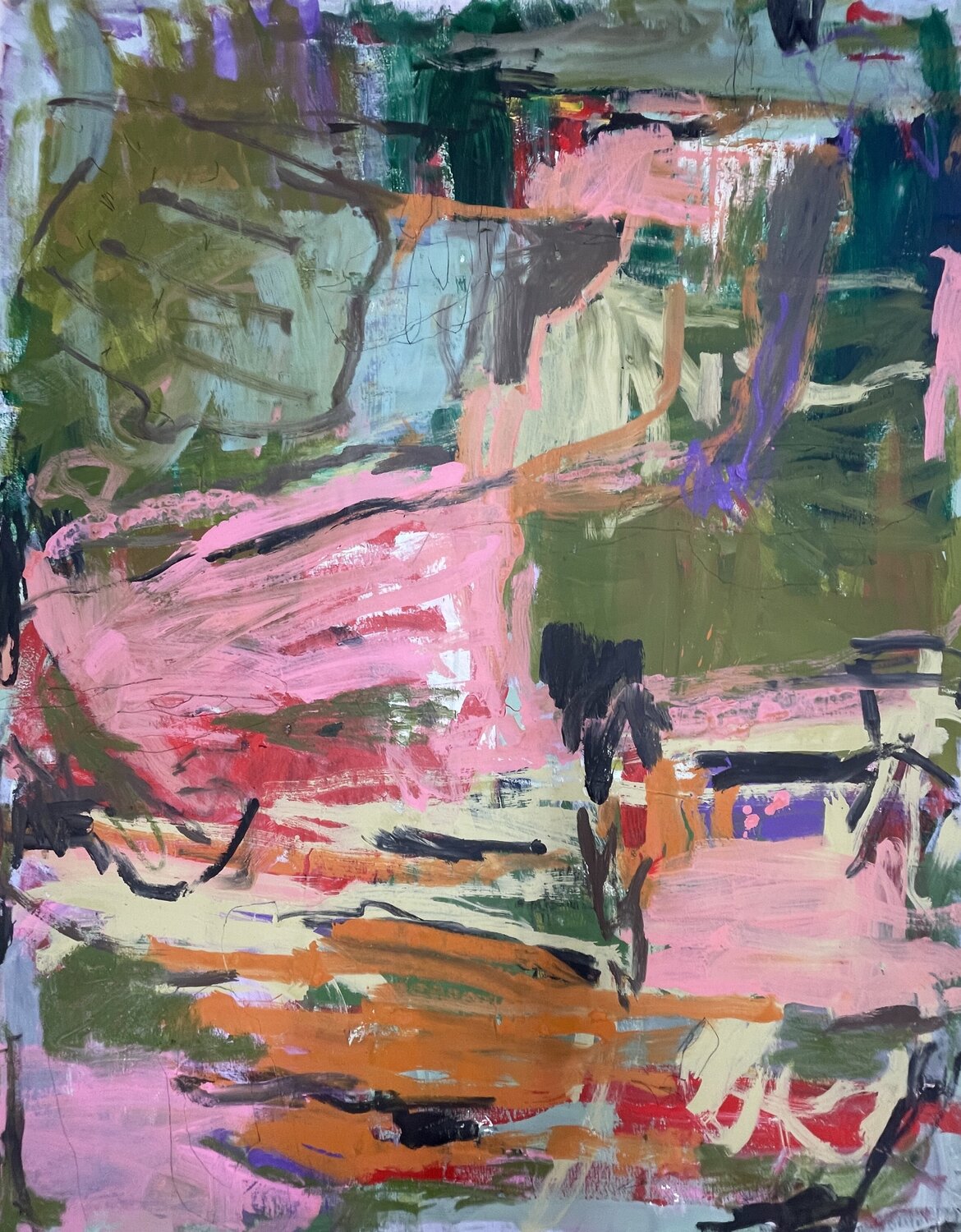 Open field Adriana Bernet Original painting for sale