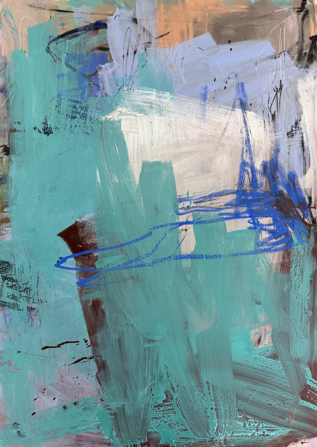 Between Earth and Sky Adriana Bernet Original painting for sale