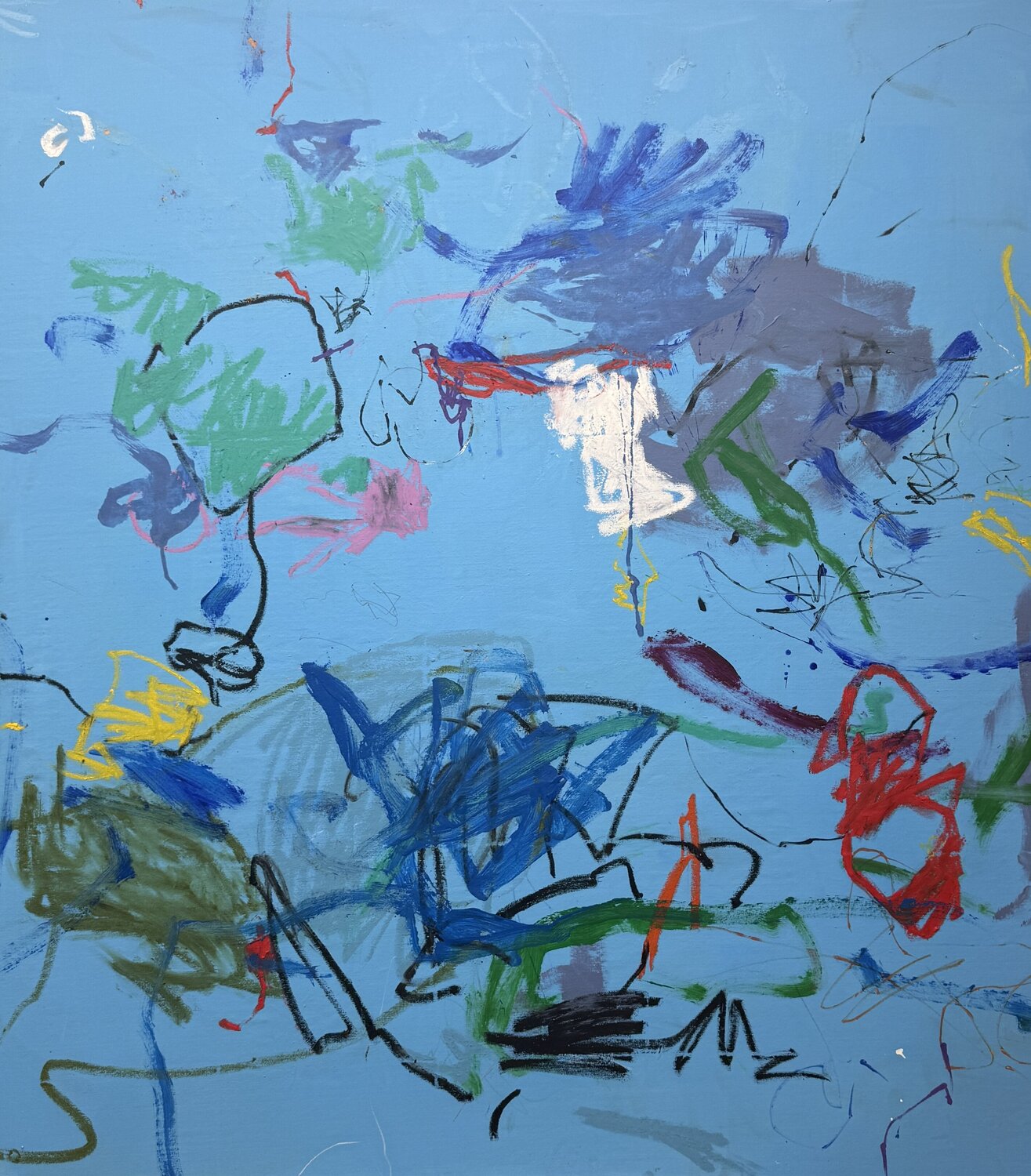 Wild Air 2 Adriana Bernet Original painting for sale