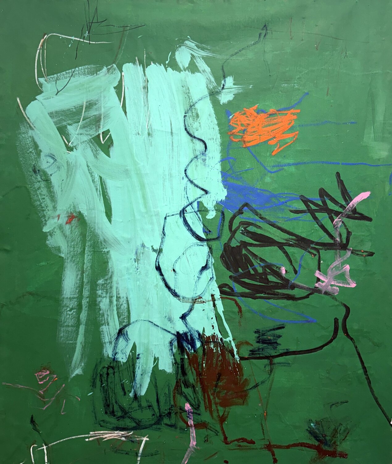 Green Terrain Adriana Bernet Original painting for sale