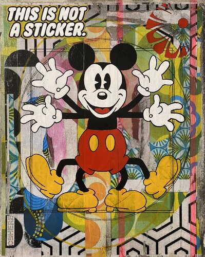 Not a Sticker by Christelle RIFFET (Cehere), Painting for Sale on Select