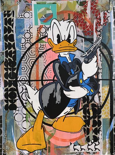 TRIGGER HAPPY CHAOS by Christelle RIFFET (Cehere), Painting for Sale on Select