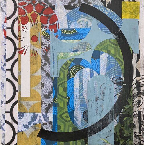 Fragments 03 — Shifting Forms by Christelle RIFFET (Cehere), Painting for Sale on Select