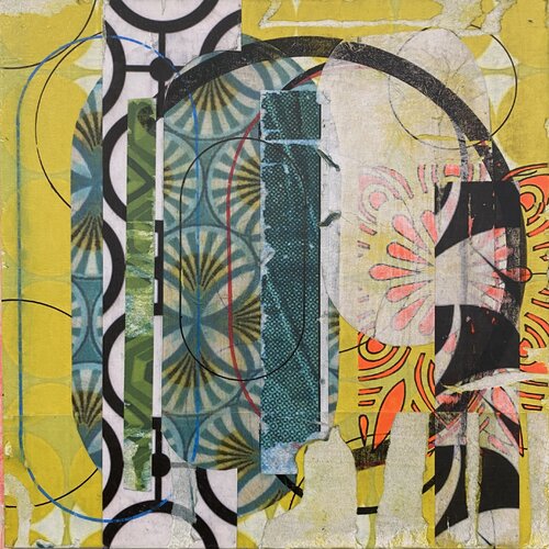 Fragments 07 — Emerging Patterns by Christelle RIFFET (Cehere), Painting for Sale on Select