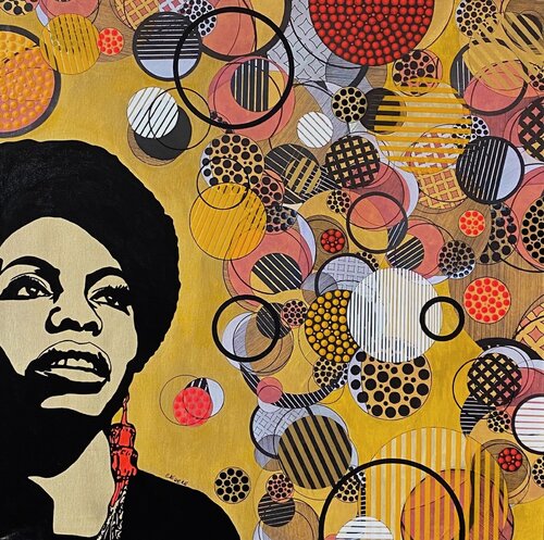NINA by Christelle RIFFET (Cehere), Painting for Sale on Select