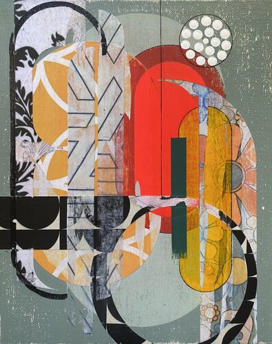 CHROMATIC ARCHITECTURE by Christelle RIFFET (Cehere), Painting for Sale on Select