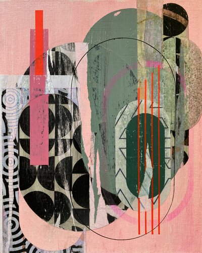 CHROMATIC TENSION by Christelle RIFFET (Cehere), Painting for Sale on Select