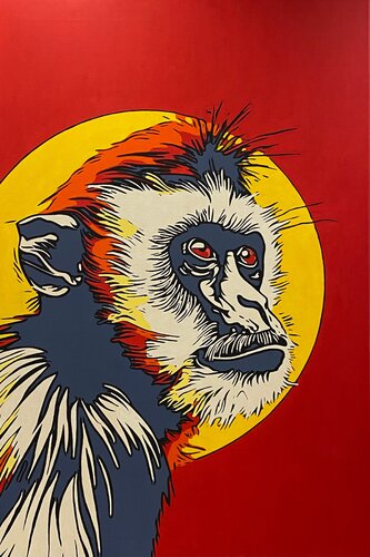 Wild Majesty by Christelle RIFFET (Cehere), Painting for Sale on Select