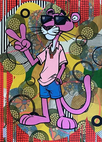 TOO COOL TO CARE by Christelle RIFFET (Cehere), Painting for Sale on Select