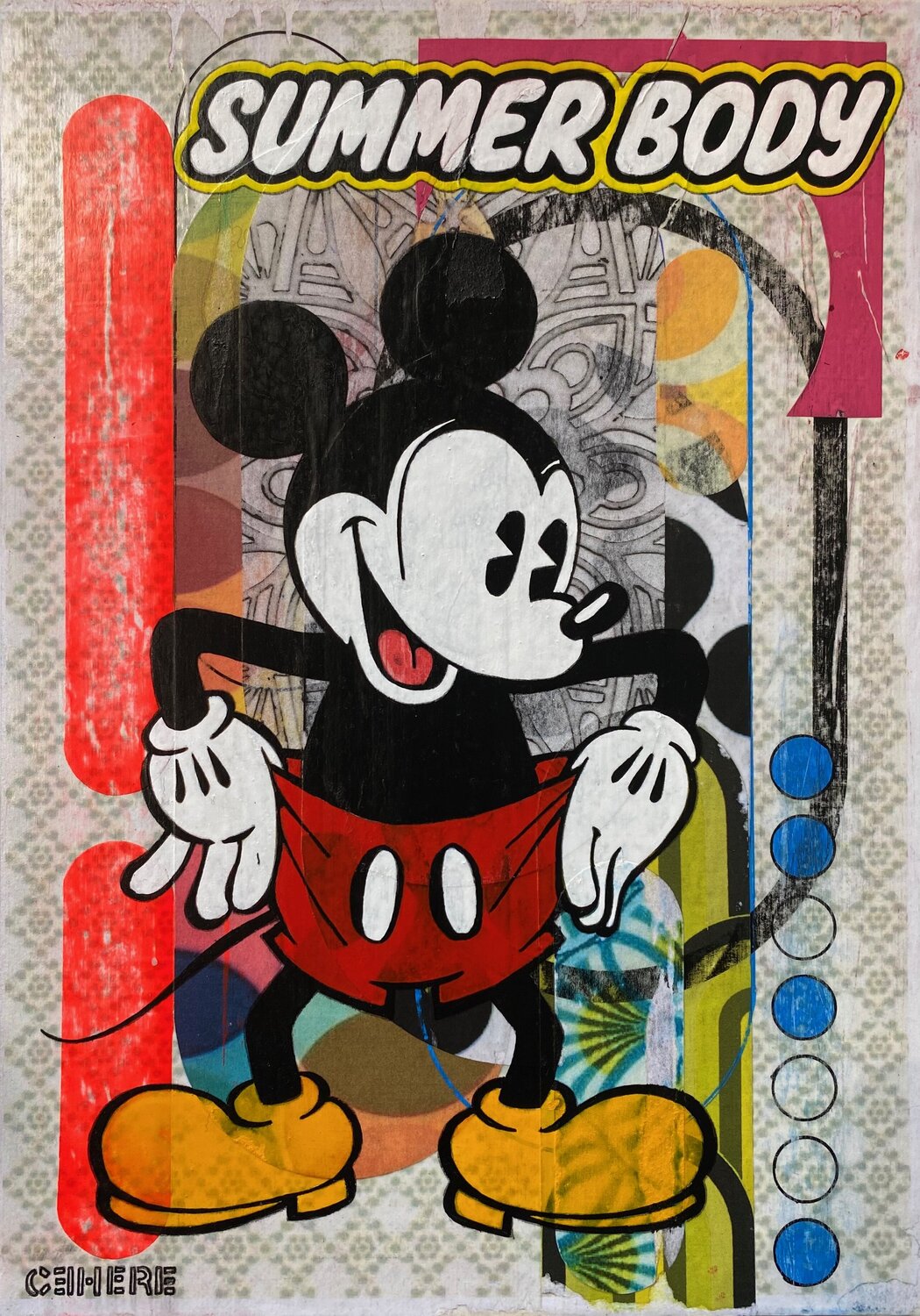 SUMMER ILLUSION Christelle RIFFET (Cehere) Original painting for sale