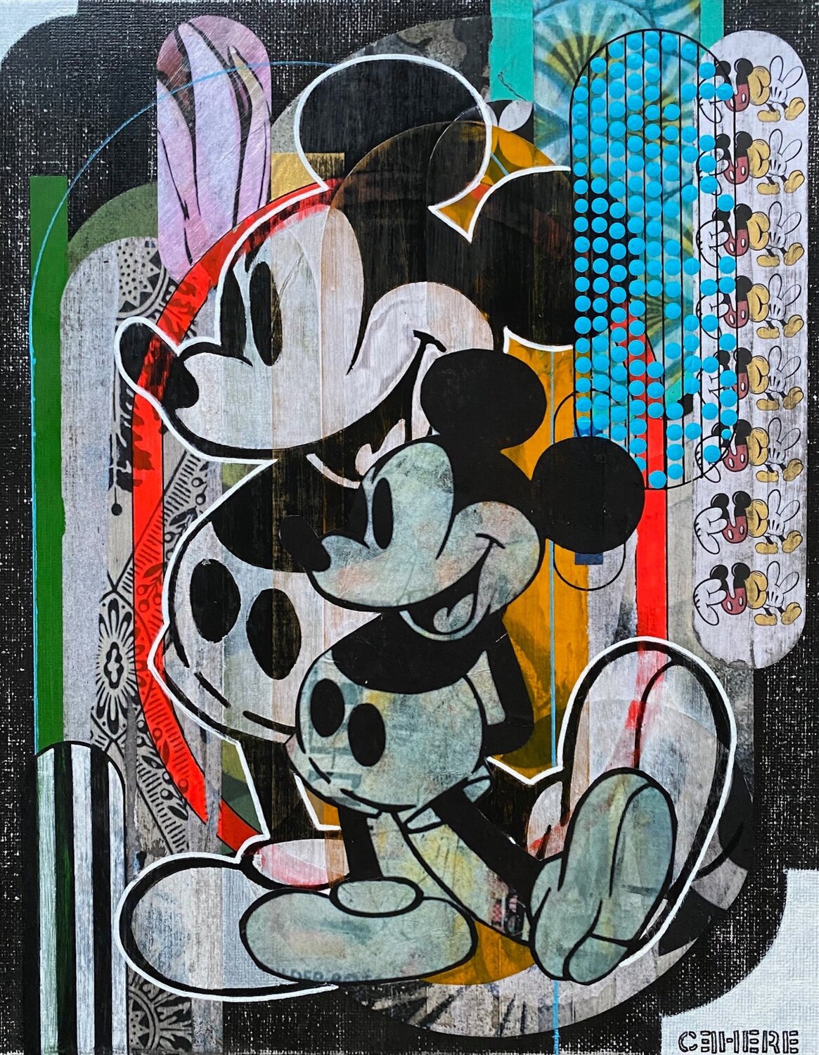 ORGANIZED DISORDER Christelle RIFFET (Cehere) Original painting for sale