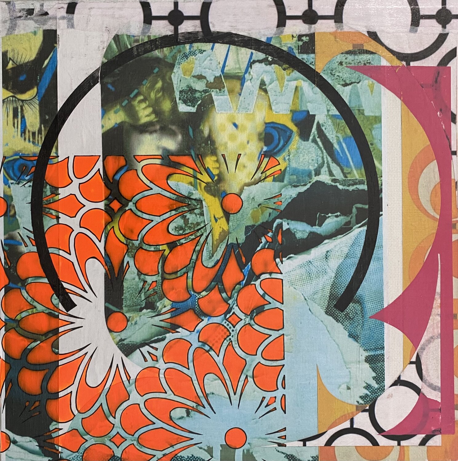 Fragments 01 – Hidden Signal Christelle RIFFET (Cehere) Original painting for sale