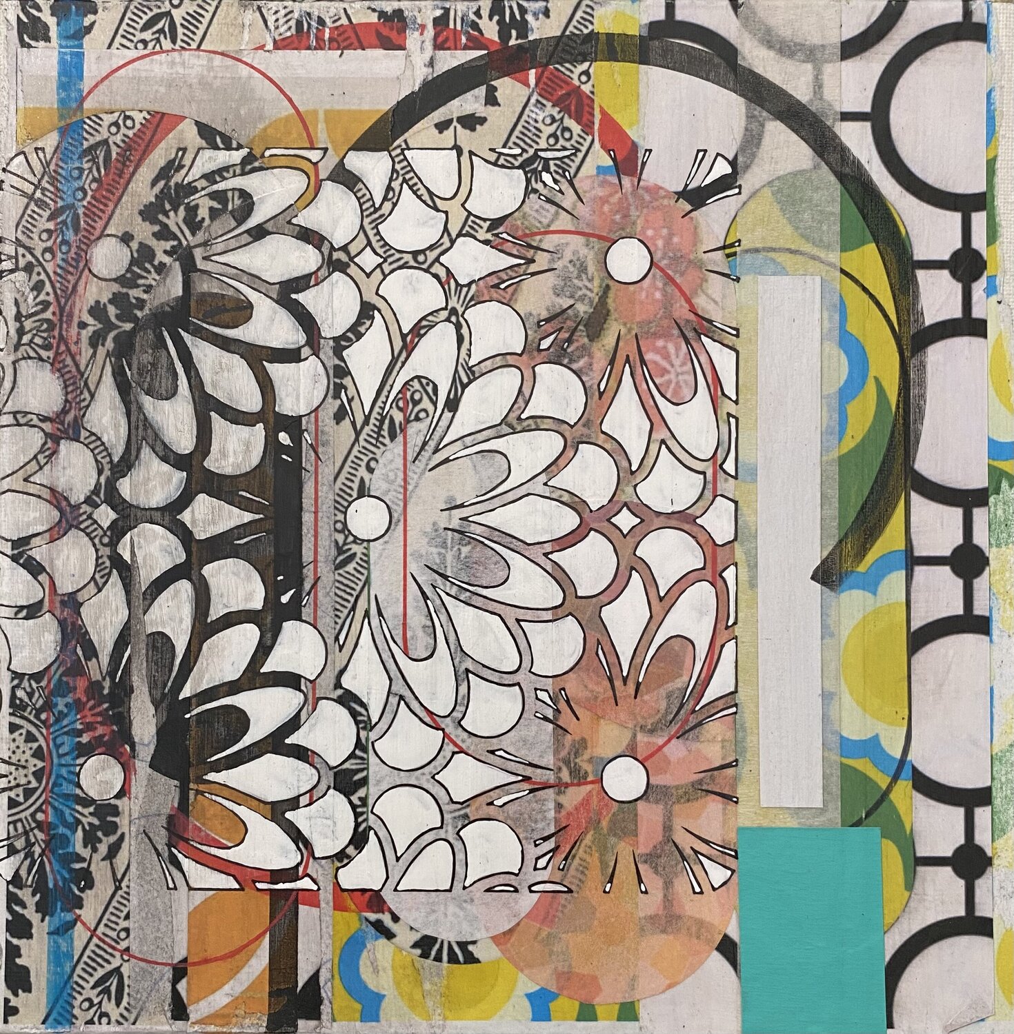 Fragments 02 — Silent Layers Christelle RIFFET (Cehere) Original painting for sale