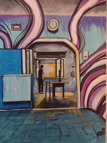 IL lungo addio by Daniele Bianchi, Painting for Sale on Select