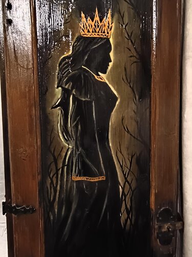 Queen in the shadows by Daniele Bianchi, Painting for Sale on Select