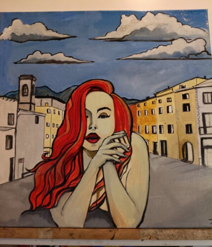 TU SEI LEI by Daniele Bianchi, Painting for Sale on Select
