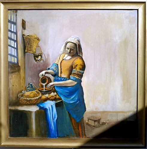 La Lattaia von Daniele Bianchi, Malerei kaufen auf Select