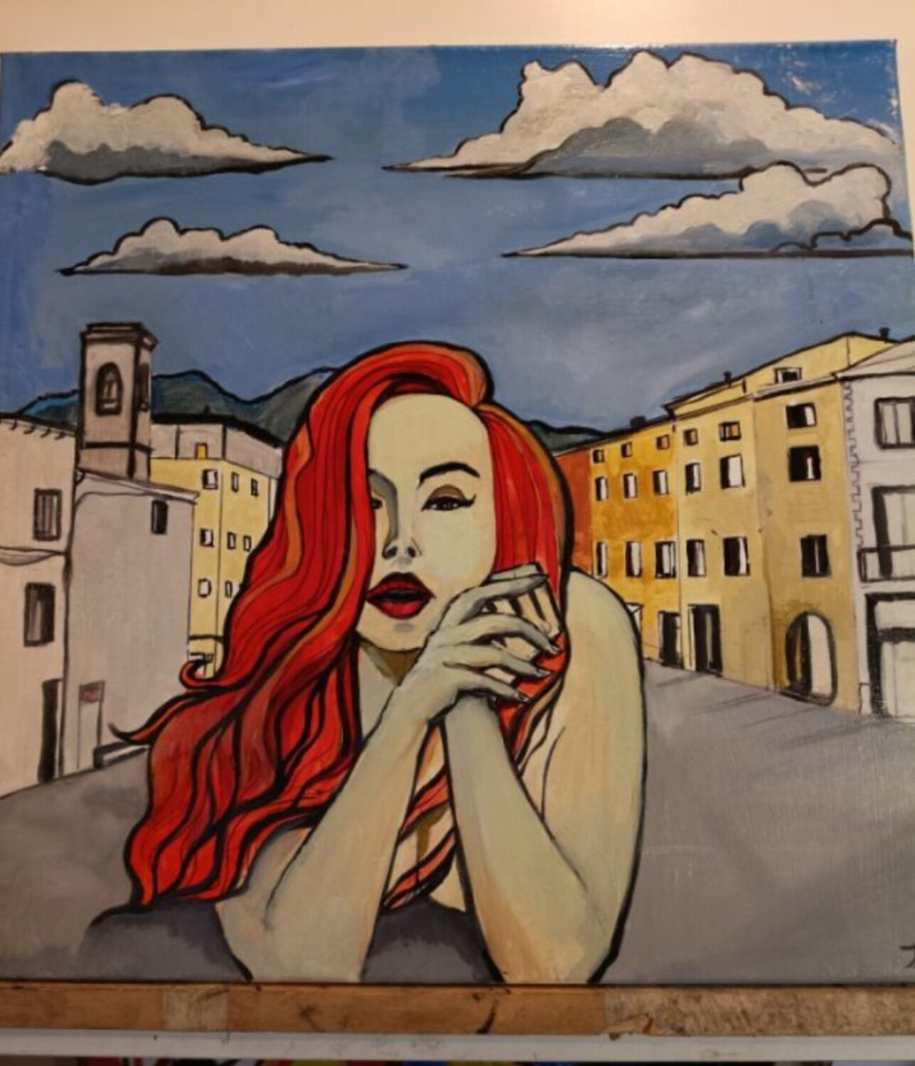 TU SEI LEI Daniele Bianchi Original painting for sale