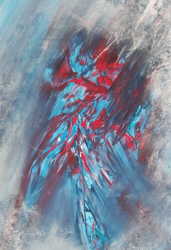 Galaxy lady by Veronika Slívová, Painting for Sale on Select