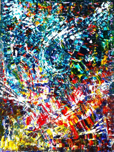 Kaleidoscope by Antoine Khanji, Painting for Sale on Select