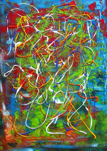 Breaking the Rules by Antoine Khanji, Painting for Sale on Select