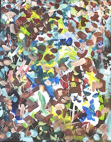 Fragmented pulse by Antoine Khanji, Painting for Sale on Select