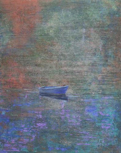Loneliness by Antoine Khanji, Painting for Sale on Select