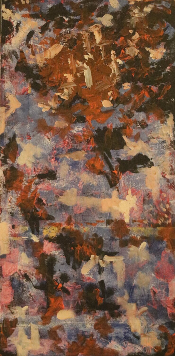 Chromatic Dance of the Subconscious Antoine Khanji Original painting for sale