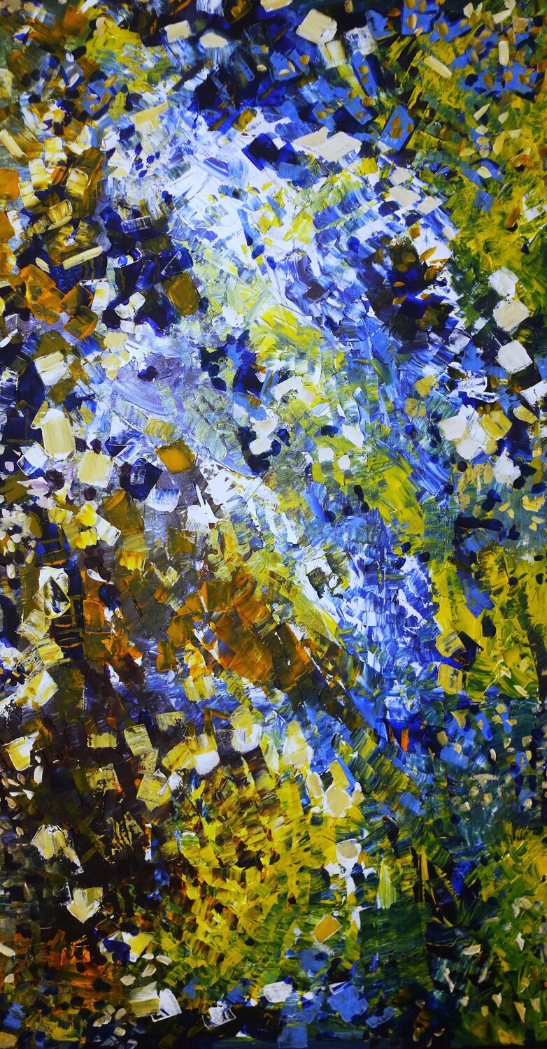 Celestial Grid Antoine Khanji Original painting for sale